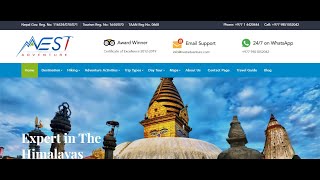 Tor booking Website Design | WordPress | Elementor | Custom theme Development