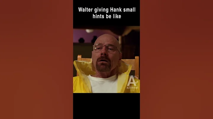 Walter giving Hank small hints be like