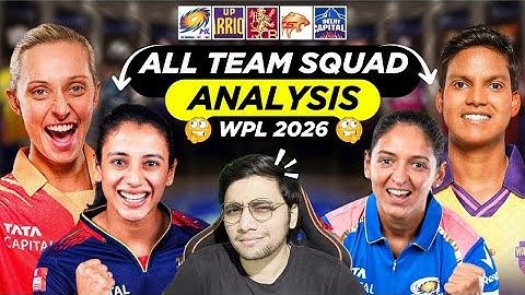 WPL 2026 Final Squads OUT! 🔥 Strongest Team & Best Playing XI — Full Auction Analysis