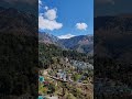 the beautiful blue sky and snow mountain of Himalayan, McLeod Ganj,