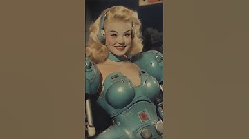 Retro-Futuristic Robot Girls – 50s Sci-Fi Beauty in AI Art!