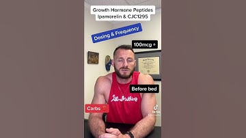 🦍 Growth Hormone Peptides 💪🏻 Ipamorelin &  💪🏻CJC1295: Dose and Frequency
