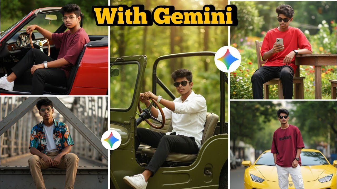 How to make photo in Gemini ।Gemini Trending Photo Editing Tutorial ...