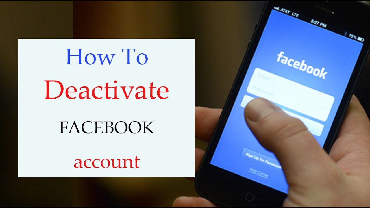 how to deactivate facebook account 2021 how to deactivate facebook account 2021