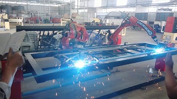 Frame Scaffolding Welding Robot Workstation