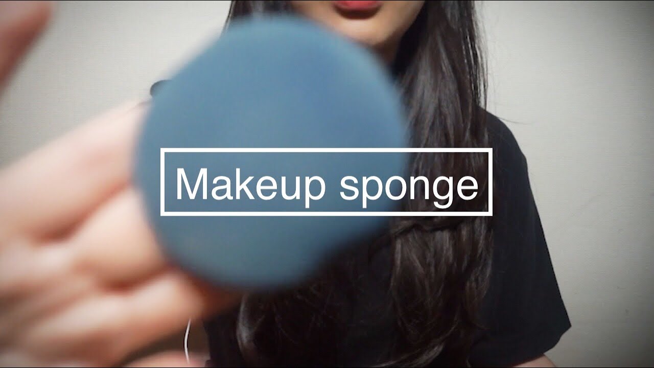 [Kor] 퍼프로 두드려드릴게요~ | let me tingle you with a make up sponge😆