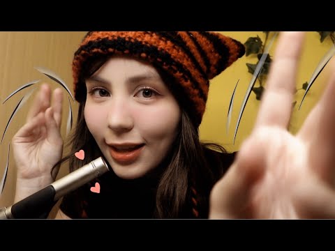 Üstün el ve ağız sesleri ASMR🖐️👄【Yeni mikrofon ✨】