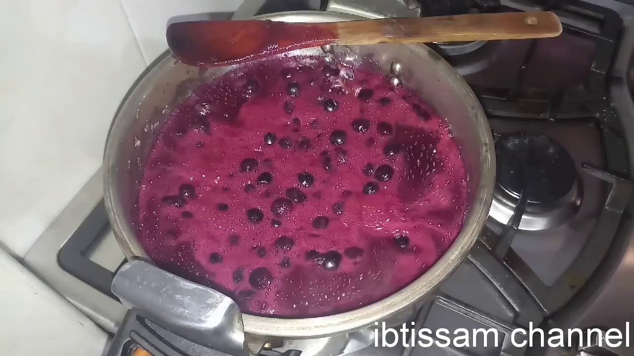 طريقة تحضير مربى فاكهة الميرتيل😍👌 confiture de mertil