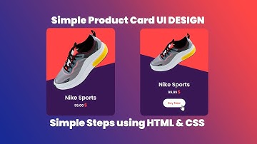 Simple Product Card UI Design using Html & CSS  E-commerce Card Design | Beginner Tutorial - 08
