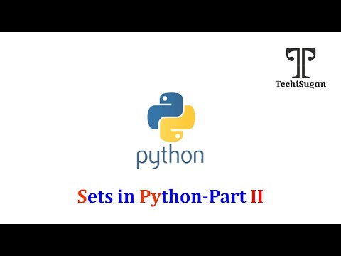 13 |  Python Beginners Tutorial | Sets methods in python (Part-2)