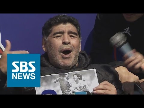 마라도나 &quot;태권 축구 기억한다&quot;…&#39;신의 손&#39;도 재연 / SBS