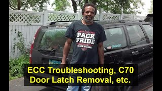 Volvo S70 ECC troubleshooting with scan tool, C70 door latch and noise in engine bay. - howr