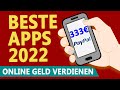 GELD VERDIENEN MIT APPS 2022 💰 (Die 5 besten Geld Apps - 333€ mit einer einzigen App)