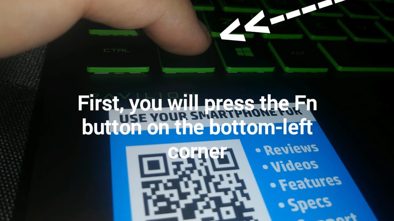 How To Turn On HP Pavilion Gaming Laptop Keyboard light ...