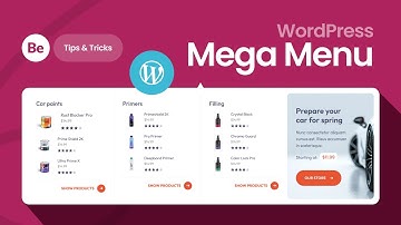 How to build Mega Menu on your WordPress website?