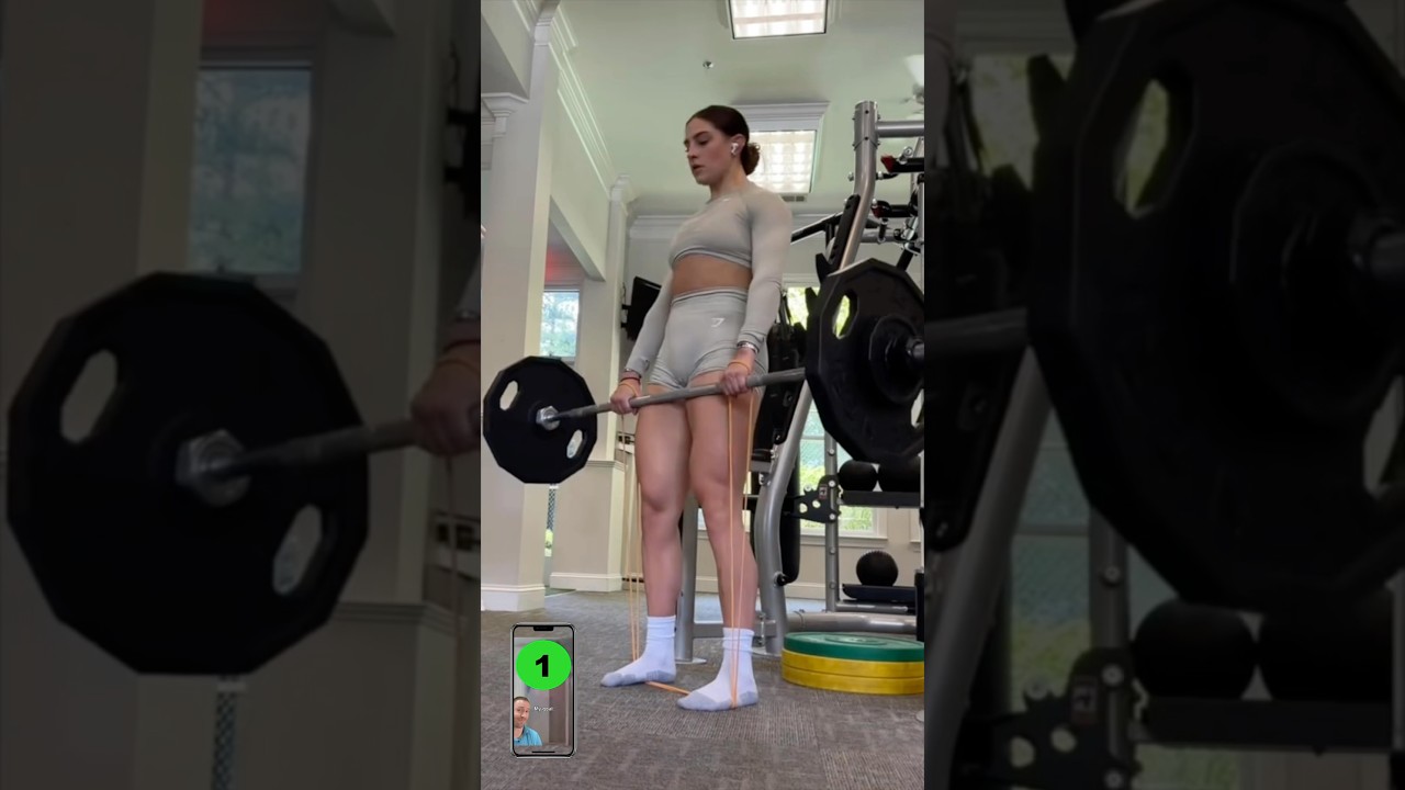 Her Deadlift Hack With Bands WORKS!