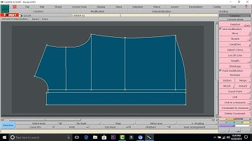 Lectra Modaris Tutorial in Bangla 📱How to Make Short Sleeve Shirt Pattern by Lectra📱Part 1