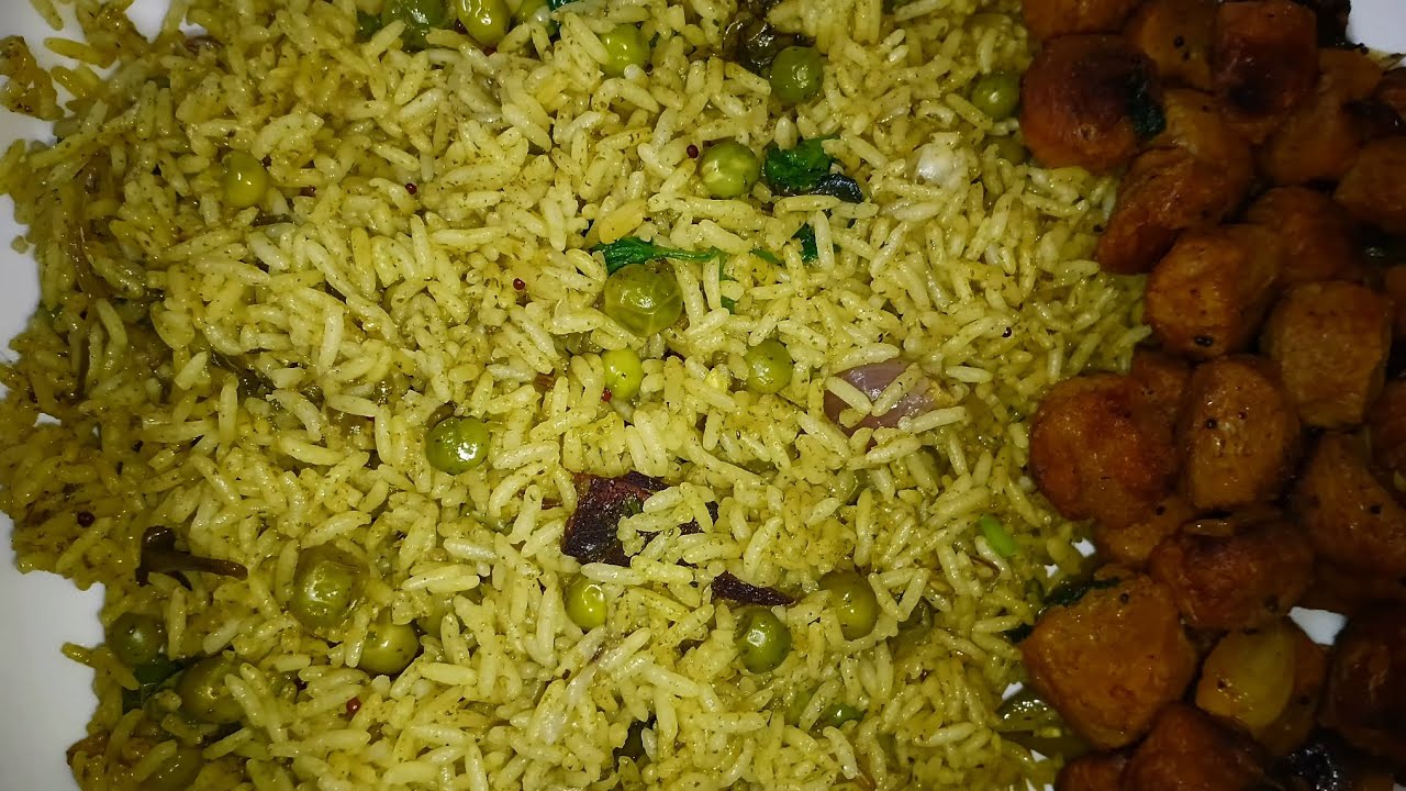 HOW TO MAKE PUDINA RICE RECIPE 😋| SPICY PUDINA PULAO 👌| MINT RICE | LUNCH BOX RECIPES IN TAMIL | 