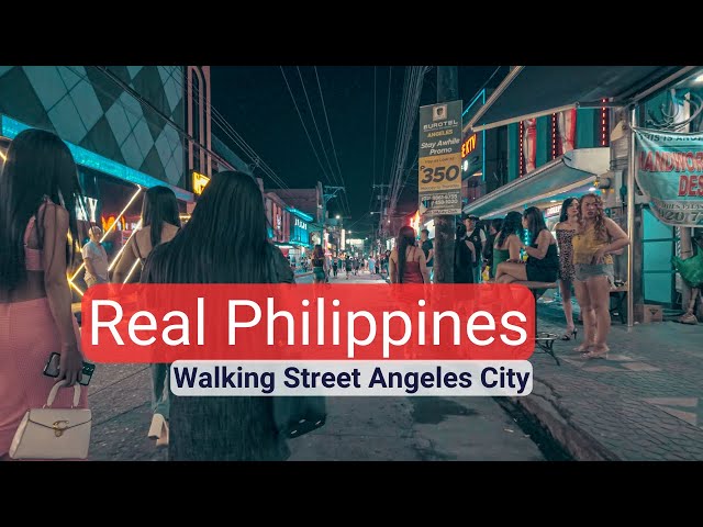 Walking Street Angeles City Philippines tour |  DJI Pocket 3 class=
