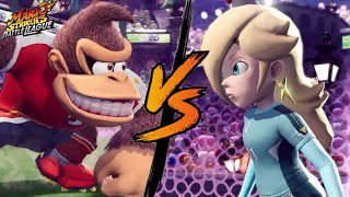 Mario Strikers Battle League #131 - Donkey Kong vs Rosalina