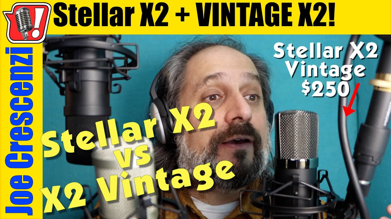 Stellar X2 vs Vintage TechZone Audio Products Condenser Microphone