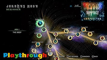 Tetris Effect Connected, playthrough of journey mode.