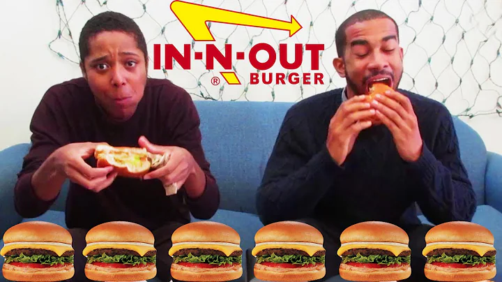 In N Out  3 Burger Challenge W/ DeAndre Matthews