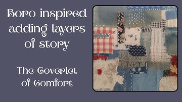 Slowstitch patching, mending and darning