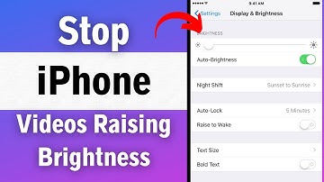 How To Stop iPhone Videos Raising Brightness! (2023)