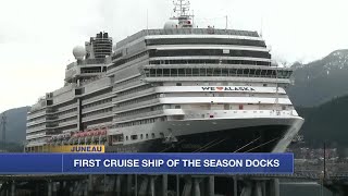 2026 tourism season kicks off in Juneau with arrival of the first cruise ship