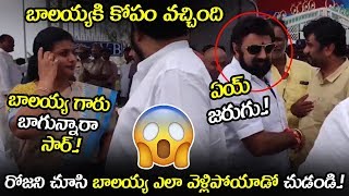 See How Balakrishna Ignores Mla Roja At Ap Embly Balakrishna Angry On Roja Nse