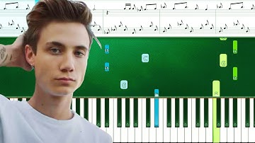 (Jaden Hossler jxdn) - Angels & Demons (Piano Tutorial With Sheets | Piano Instrumental)