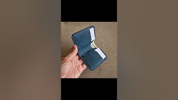 DIY Yacht Wallet | Slim Bifold Leather Wallet PDF Pattern for Cards & Cash