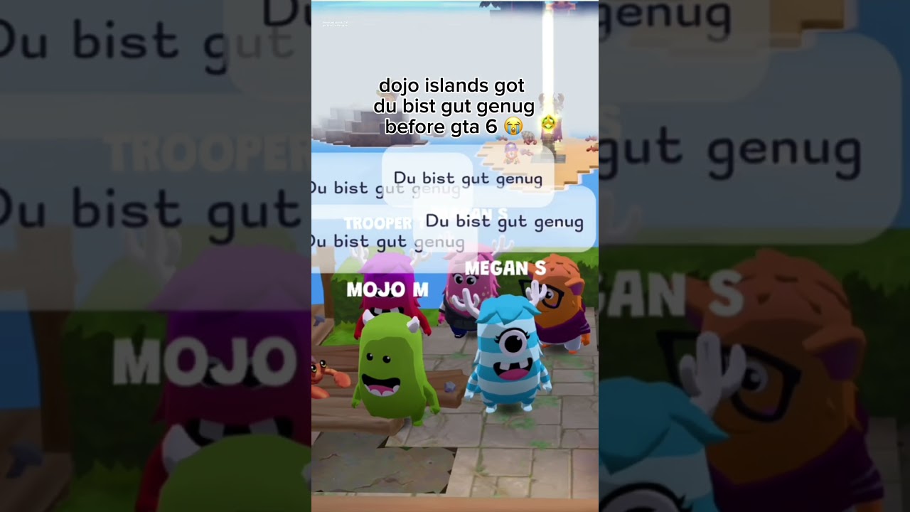 Dojo Islands got Du Bist Gut Genug before GTA 6 😭 use the new emote at our b!o😈🫶