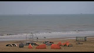 Opbouw Voor Grootste Nieuwjaarsduik Bij Scheveningen