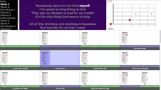 Save Me - Jelly Roll with Lainey Wilson (play-along for guitar) screenshot 5
