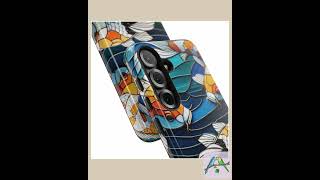 Koi Fish Samsung Galaxy Tough Phone Case: Artistic Design