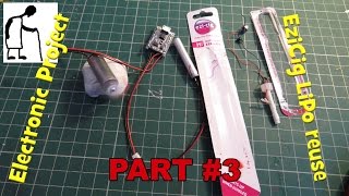 Disposable e-cigarette LiPo re-use PART #3