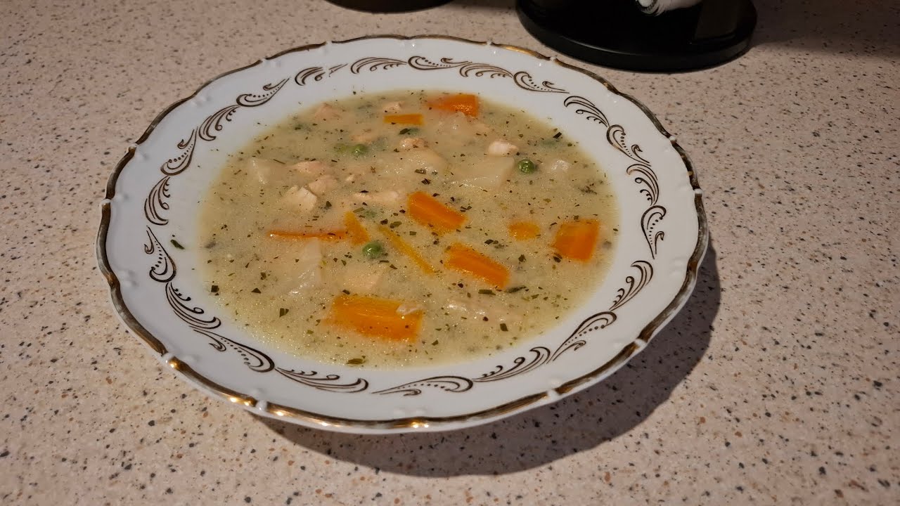 Tárkonyos csirkeragu leves 🍛