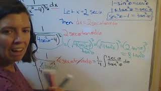 Trig sub example 3