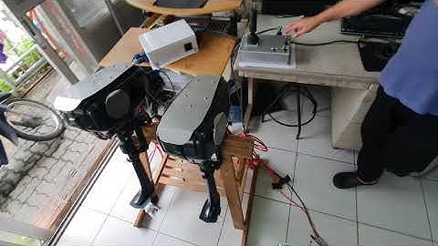 Joystick electic outboard dual drive