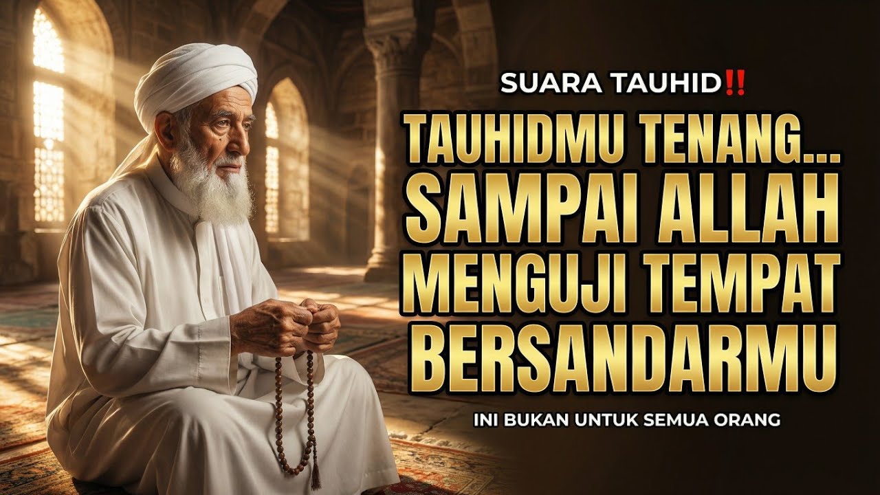SUARA TAUHID‼️Tauhidmu Terlihat TenangSampai Allah Menguji Tempat Bergantungmu