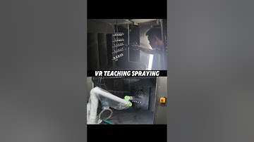 🎨 Collaborative Robot – VR Teaching for Spray Painting#evsrobot #paintingrobots #cobots #factory