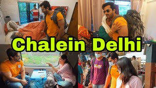 Leaving for Delhi With Thoda Heavy heart | Train journey | Shoaib Ibrahim | vlog