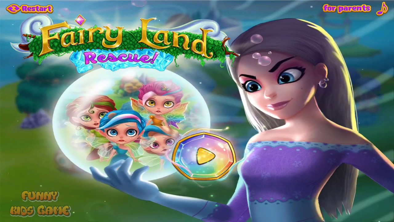 Funny kids game Baby Care - Learn Play Fun Fairy Land Rescue 1 - Save the Magic Village