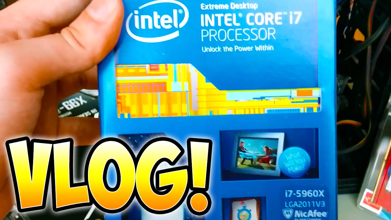 $2000 Computer Upgrade (COMPUTER BUILDING!) - Vlog