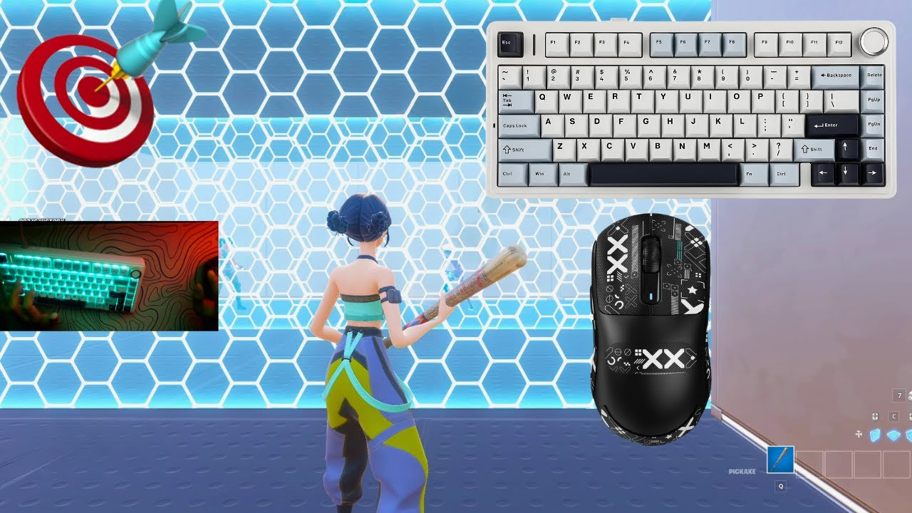 *NEW* ZOEY SKIN | Fortnite 2v2 Piece Control😍 AULA F75 ASMR💤