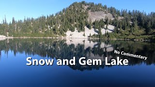 Hiking Snow and Gem Lakes - Just the Hike