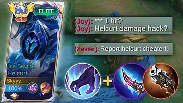 HELCURT BEST 1 HIT BUILD 2024!!🔥 ( Must try ) MLBB