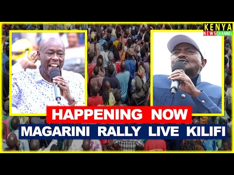 LIVE United Opposition Rally In Magarini By Election For Gachagua Kalonzo Candidate Stanley Kenga
